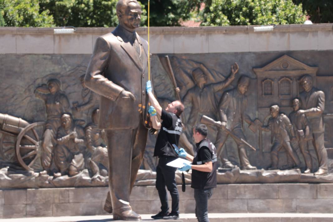 Atatürk Anıtı'na baltayla saldıran alçakların ifadeleri ortaya çıktı: ‘Ben Mesih’im pişman değilim 15